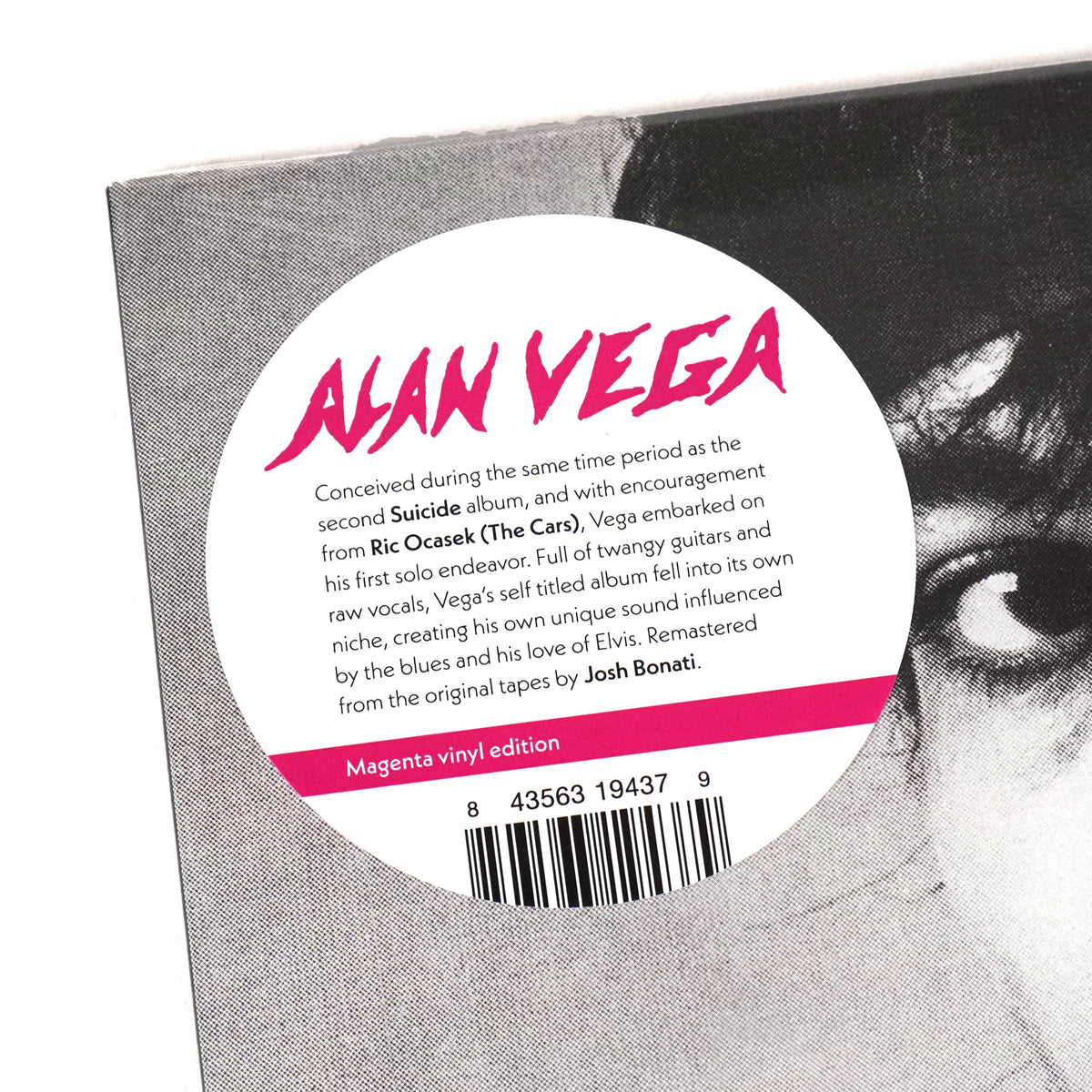 Alan Vega: Alan Vega (Colored Vinyl) Vinyl LP