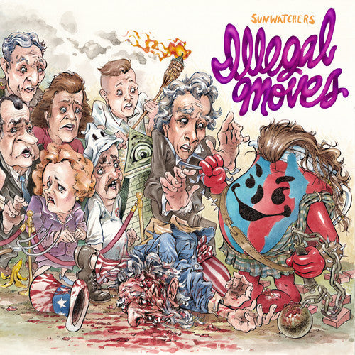 Sunwatchers- Illegal Moves [Blue / Red LP] (Vinyl) [ vinyl ]