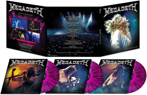 Megadeth- A Night In Buenos Aires (Purple & Black Splatter) (Vinyl) [ vinyl ]
