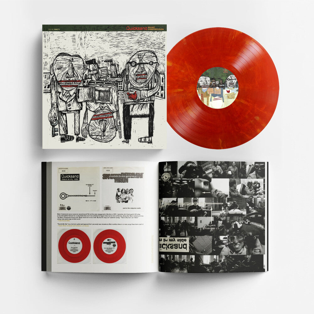 Quicksand- Manic Compression [Eruption Marble Vinyl Deluxe Book] [ vinyl ]