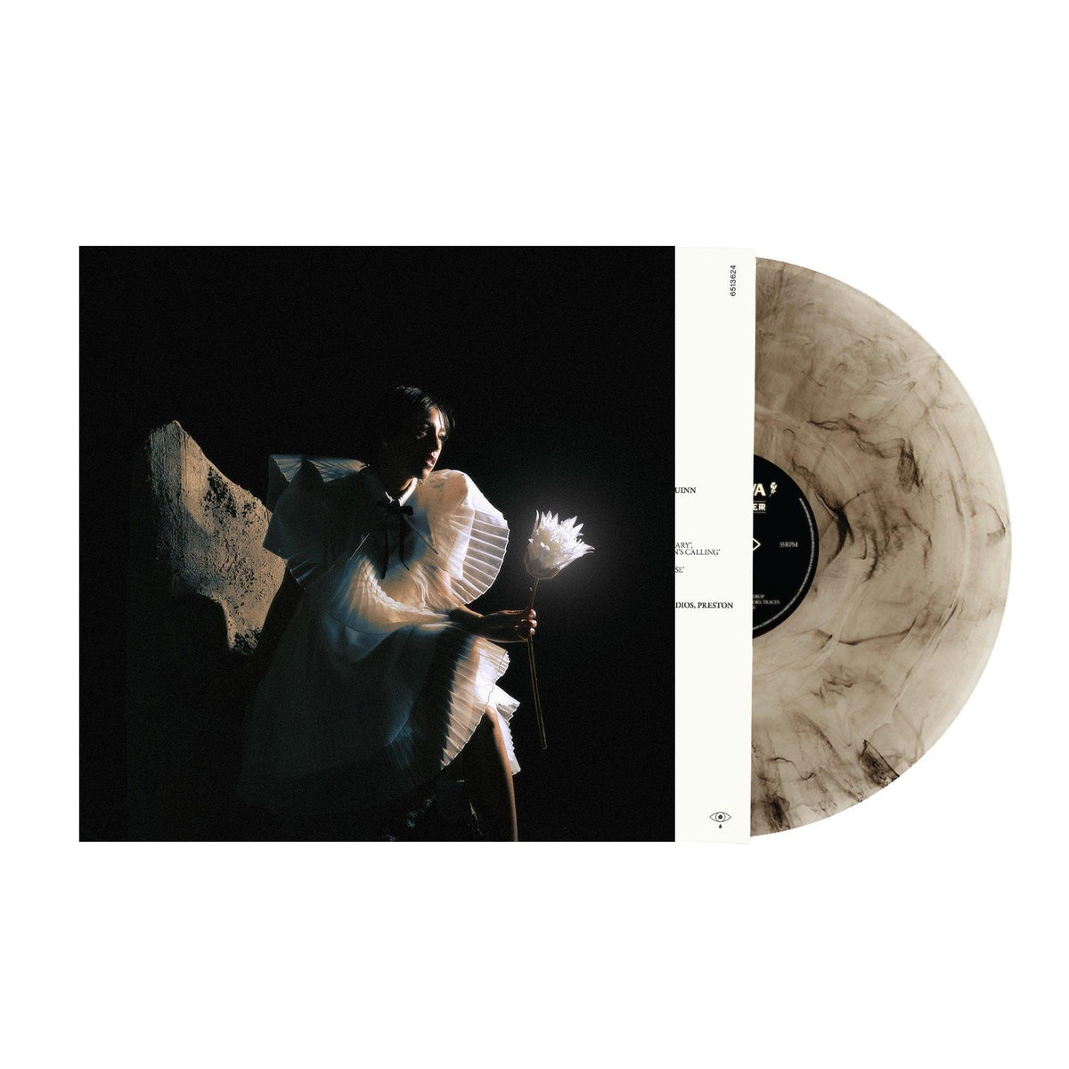 Telenova- Time Is A Flower - Black Marble Colored Vinyl [ vinyl ]