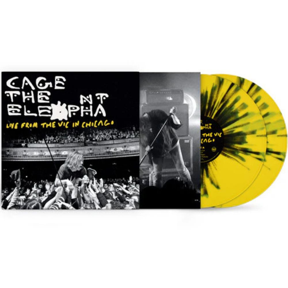Cage The Elephant - Live From The Vic In Chicago - RSD Black Friday 2025 Vibrant Yellow and Black Vinyl LP Record [ vinyl ]