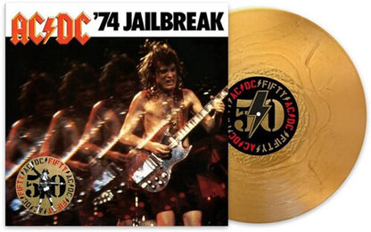 AC/DC – '74 Jailbreak - 50th Anniversary Gold Vinyl LP Record [ vinyl ]