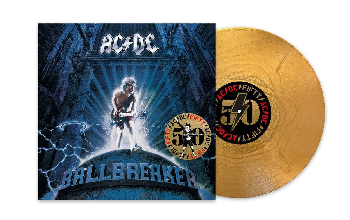AC/DC – Ballbreaker - 50th Anniversary Gold Vinyl LP Record [ vinyl ]