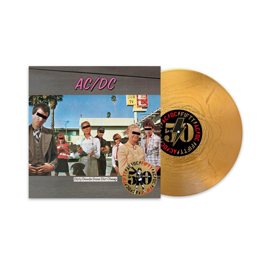 AC/DC - Dirty Deeds Done Dirt Cheap - Gold Vinyl LP Record [ vinyl ]
