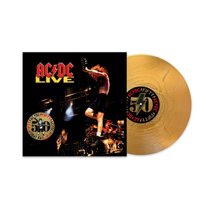 AC/DC - LIVE - Gold Vinyl LP Record [ vinyl ]
