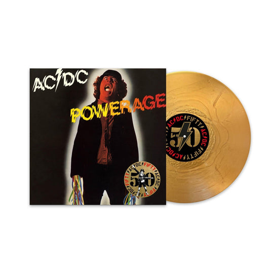 AC/DC - Powerage - Gold Vinyl LP Record [ vinyl ]