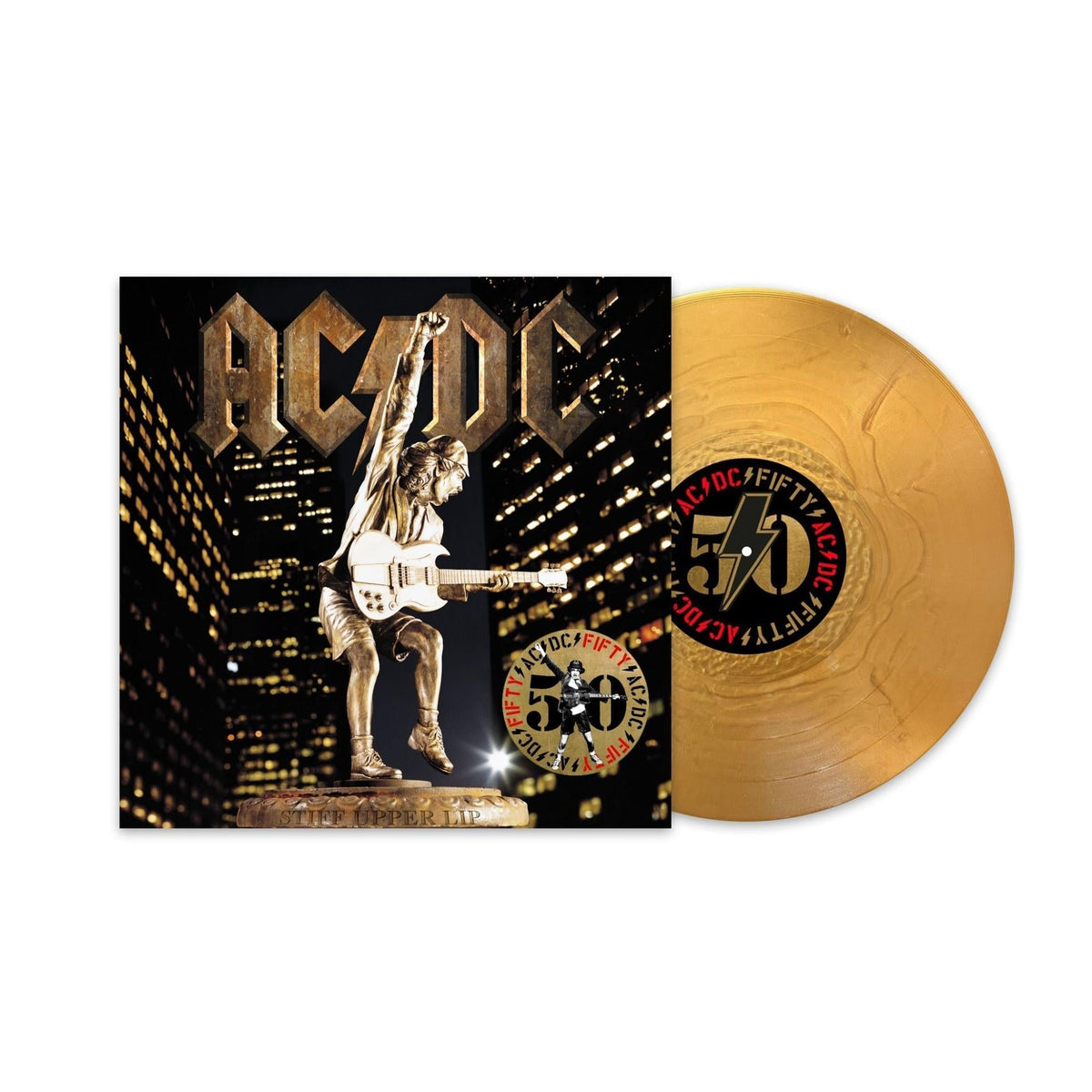 AC/DC. - Stiff Upper Lip - Gold Vinyl LP Record [ vinyl ]