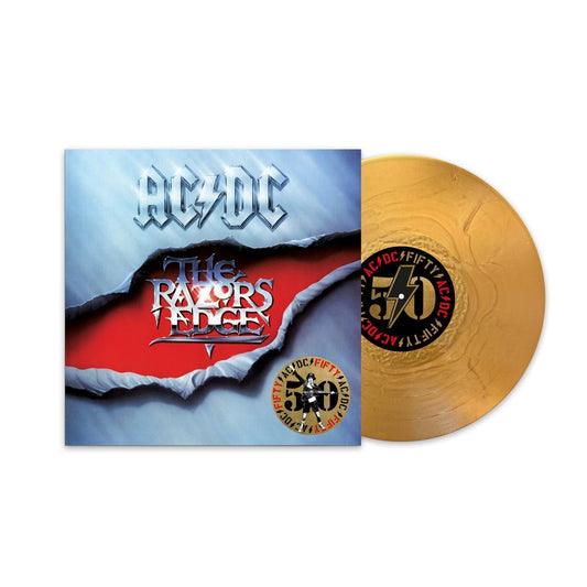 AC/DC - The Razors Edge - Gold Vinyl LP Record [ vinyl ]