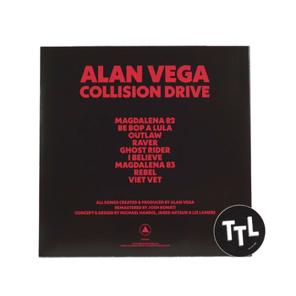Alan Vega: Collision Drive (Colored Vinyl) Vinyl LP