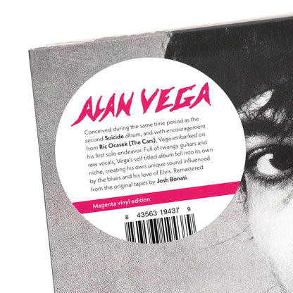 Alan Vega: Alan Vega (Colored Vinyl) Vinyl LP