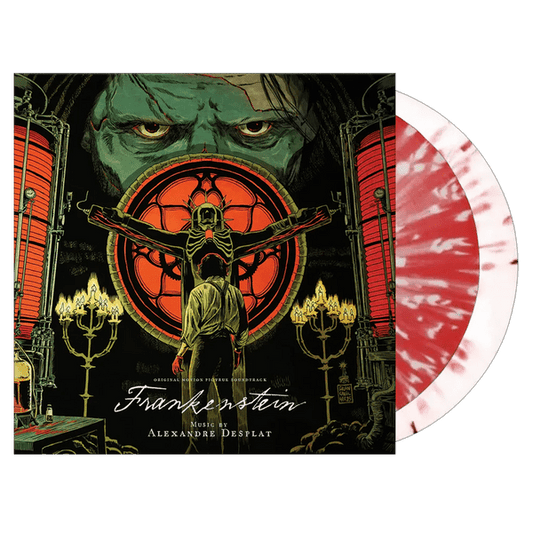 Alexandre Desplat – Frankenstein: Original Motion Picture Soundtrack - Red & White Splatter Vinyl LP Record [ vinyl ]