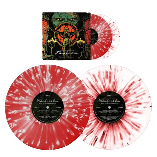Alexandre Desplat – Frankenstein: Original Motion Picture Soundtrack - Red & White Splatter Vinyl LP Record [ vinyl ]