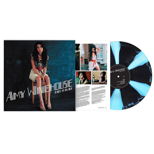 Amy Winehouse - Back To Black - Black & Blue Vinyl LP Record [ vinyl ]
