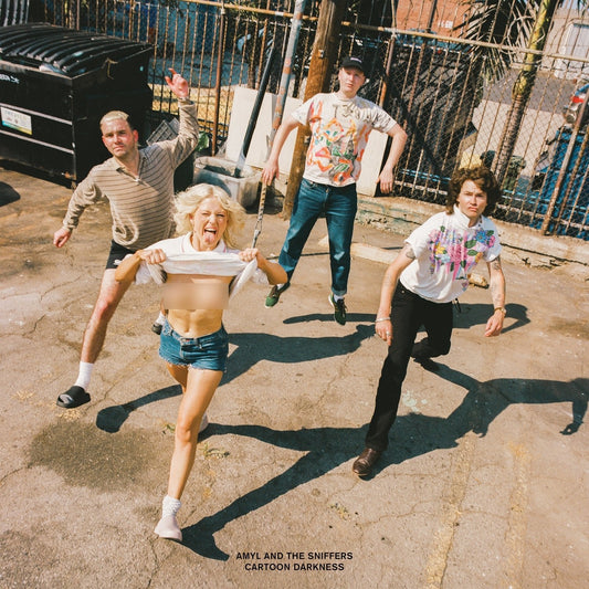 Amyl and The Sniffers - Cartoon Darkness - Drowning In It Blue Marble Vinyl LP Record [ vinyl ]