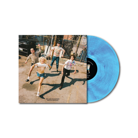 Amyl and The Sniffers - Cartoon Darkness - Drowning In It Blue Marble Vinyl LP Record [ vinyl ]