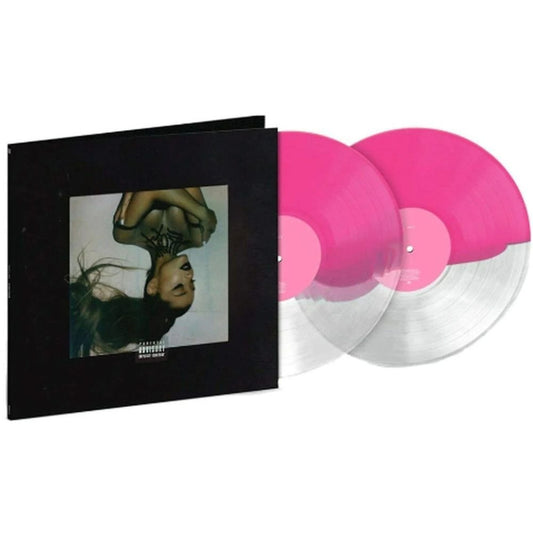 Ariana Grande - Thank U, Next -  Pink and Clear Split Vinyl LP Record [ vinyl ]