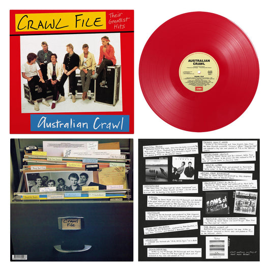 Australian Crawl - Crawl File - Red Vinyl LP Record [ vinyl ]