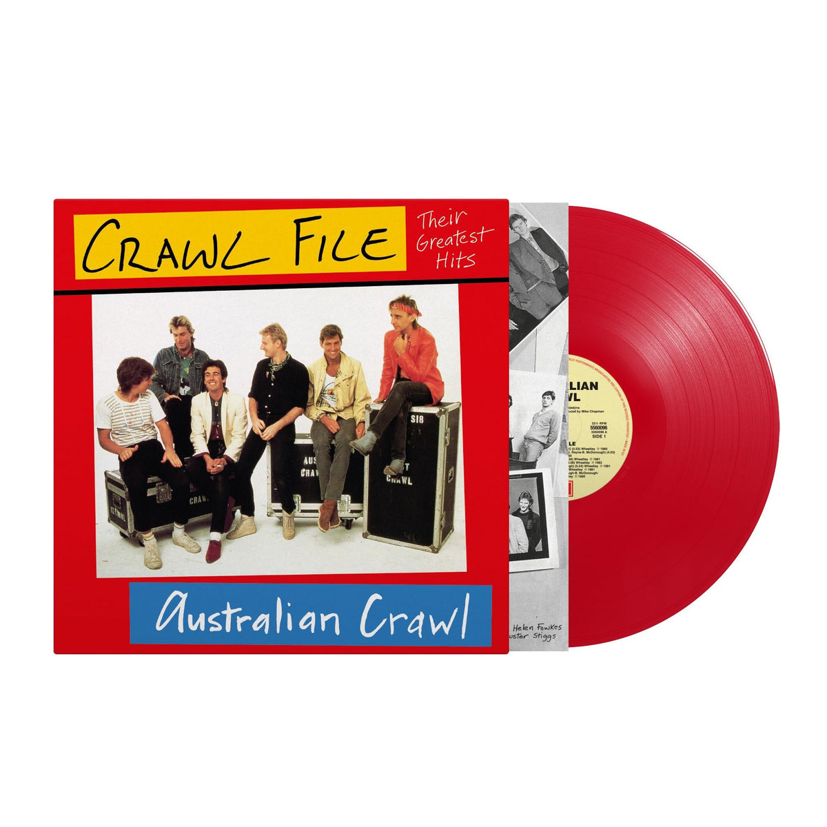 Australian Crawl - Crawl File - Red Vinyl LP Record [ vinyl ]