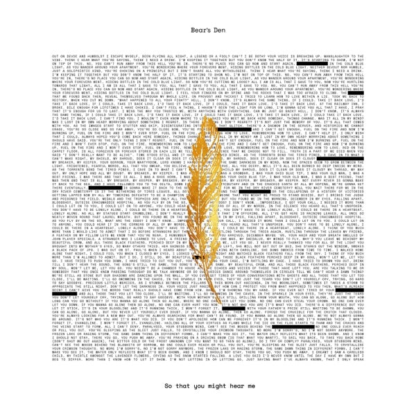 Bear's Den - So That You Might Hear Me - Vinyl LP Record [ vinyl ]