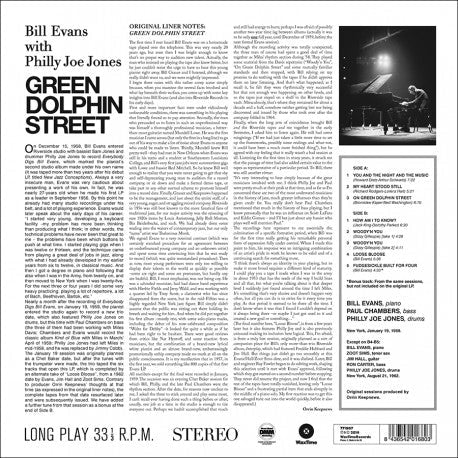 Bill Evans - Green Dolphin Street - Vinyl LP Record [ vinyl ]