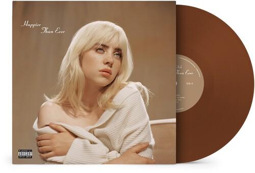 Billie Eilish - Happier Than Ever - Indie Exclusive Brown Vinyl LP Record [ vinyl ]