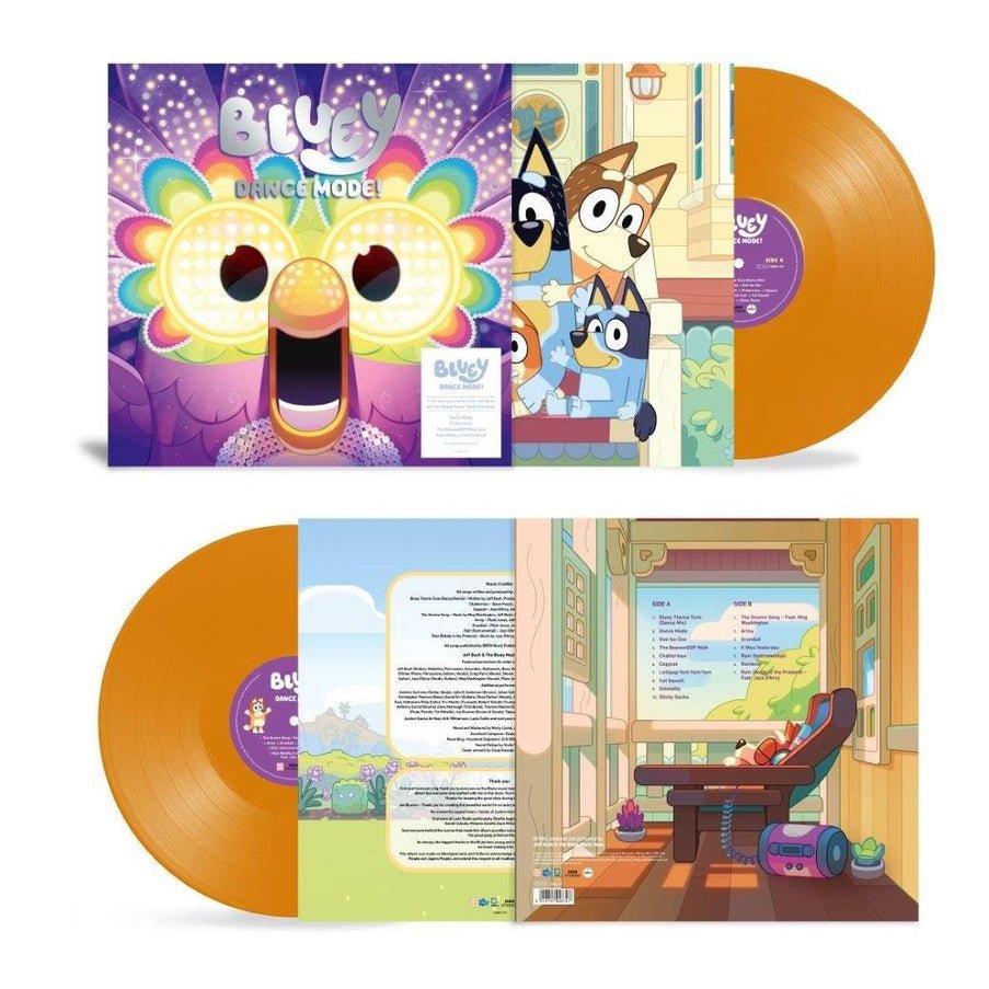 Bluey - Dance Mode! - Orange Vinyl LP Record [ vinyl ]