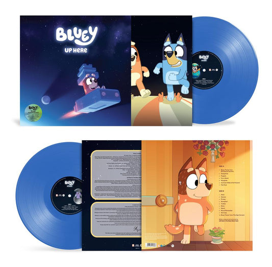 Bluey - Up Here - Blue Vinyl LP Record [ vinyl ]