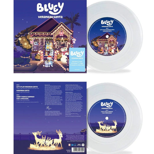 Bluey - Verandah Santa - White Vinyl LP Record [ vinyl ]