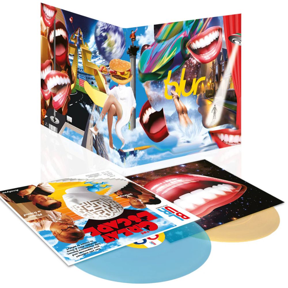 BLUR - The Great Escape (30th Anniversary Edition) - Yellow and Blue Vinyl LP Record [ vinyl ]