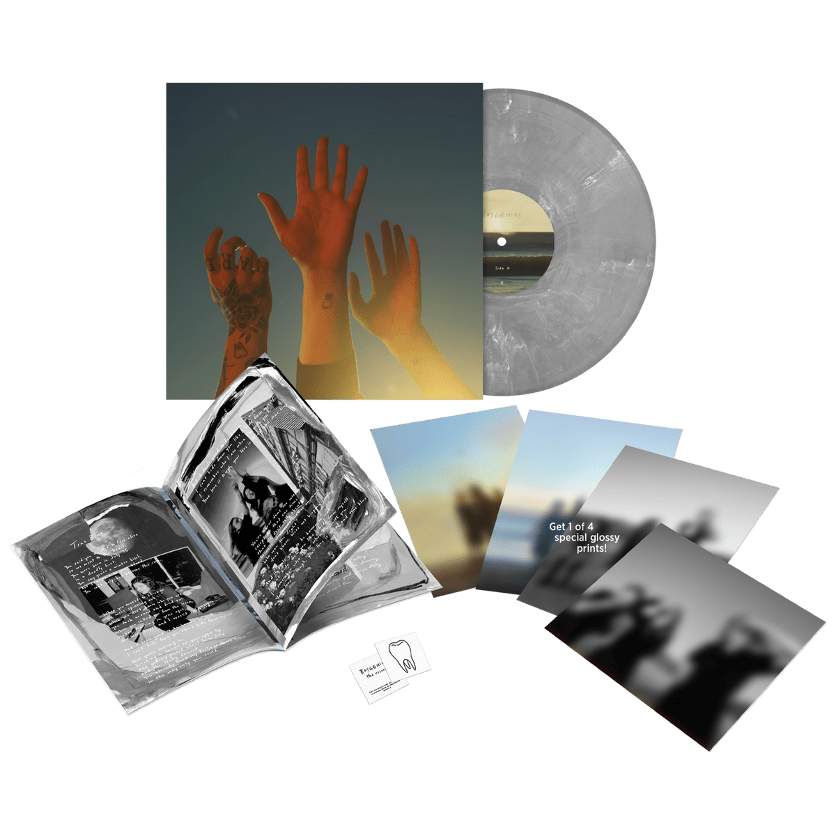 Boygenius - The Record - Silver Marble Vinyl LP Record [ vinyl ]
