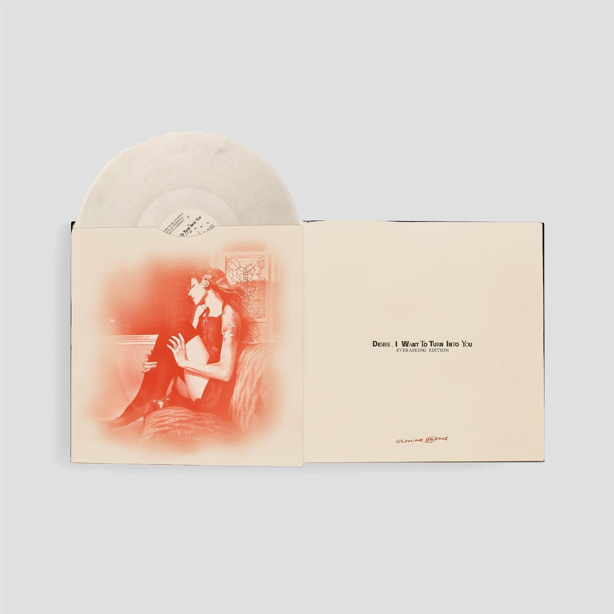 Caroline Polachek - Desire, I Want To Turn Into You: Everasking Edition - Milky Clear Vinyl LP Record [ vinyl ]