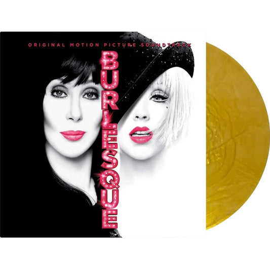 Cher and Christina Aguilera - Burlesque (Official Soundtrack) - Gold Vinyl LP Record [ vinyl ]