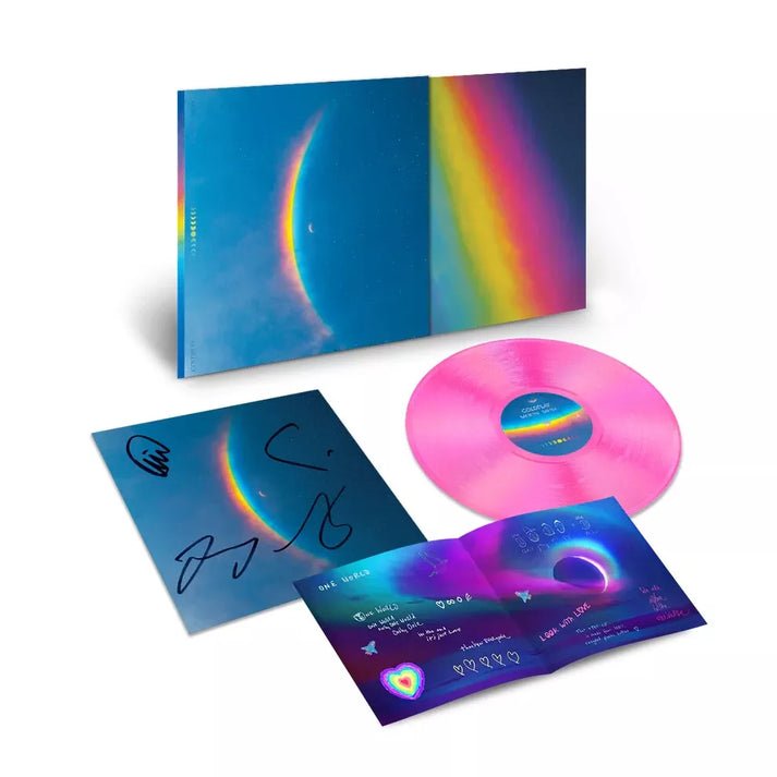 Coldplay - Moon Music - Pink Eco Autographed Vinyl LP Record [ vinyl ]