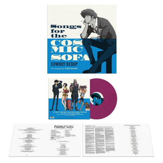 Cowboy Bebop - Songs for the Cosmic Sofa - Pink  & Dark Blue Marble Vinyl LP Record [ vinyl ]