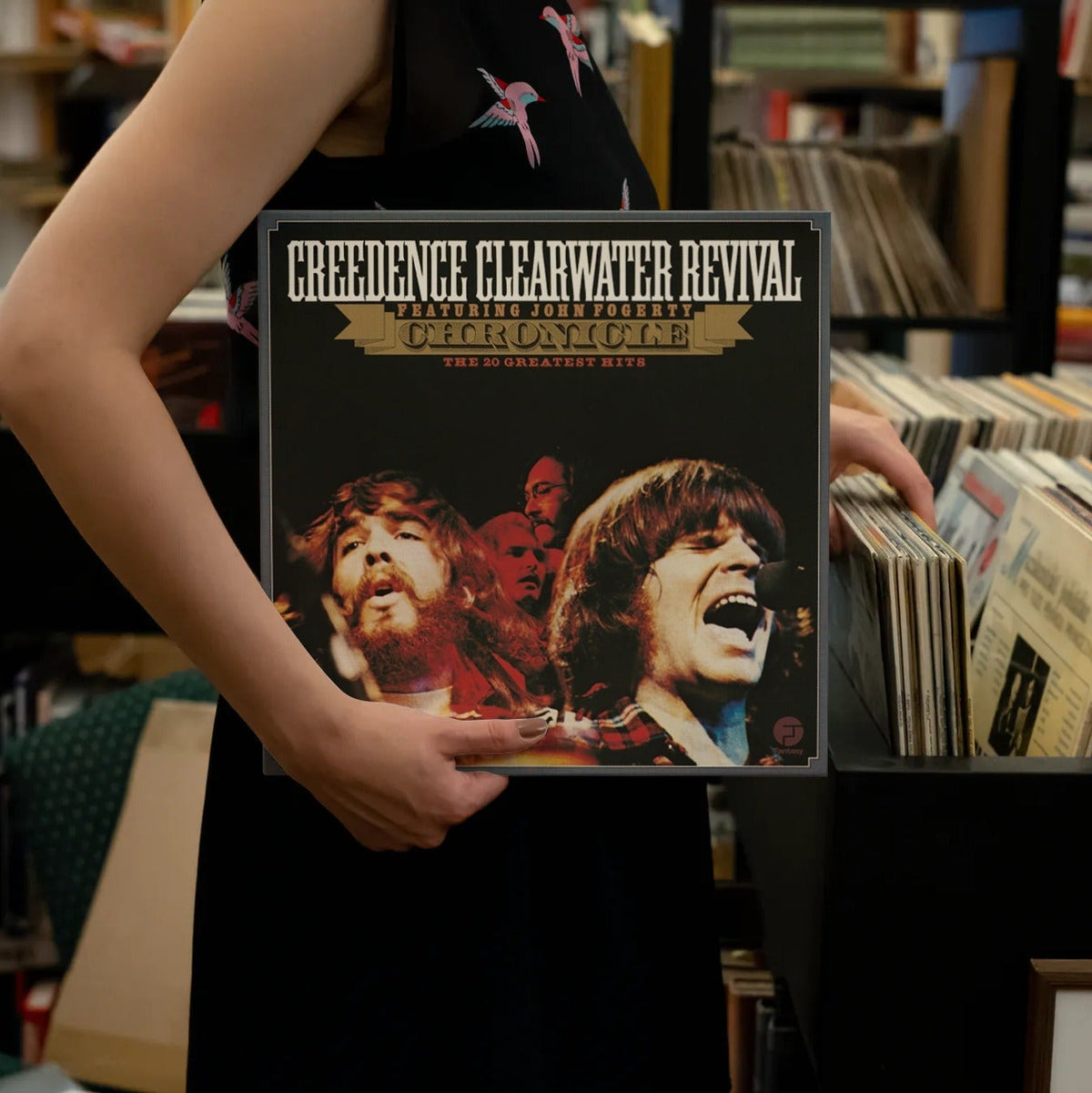 Creedence Clearwater Revival ‎- Chronicle - The 20 Greatest Hits - Blue & Black Smoke Vinyl LP Record [ vinyl ]