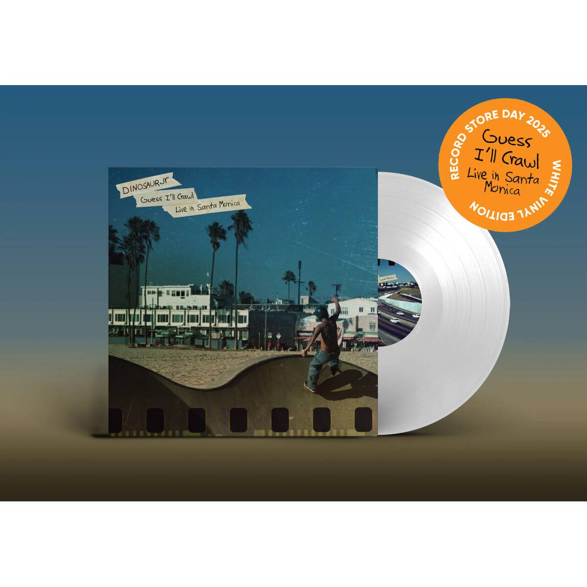 Dinosaur Jr. – Guess I'll Crawl: Live In Santa Monica - RSD 2025 White Vinyl LP Record [ vinyl ]