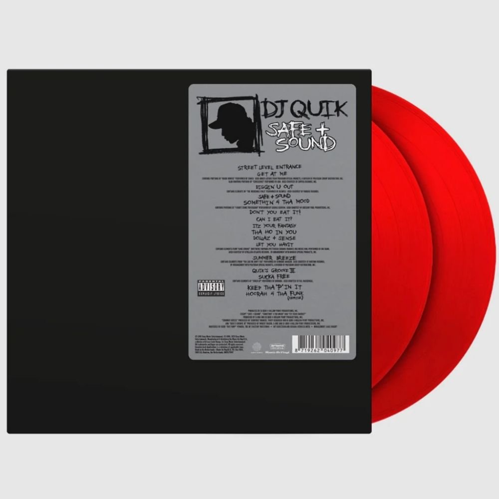 DJ QUIK - Safe + Sound - Translucent Red Vinyl LP Record [ vinyl ]