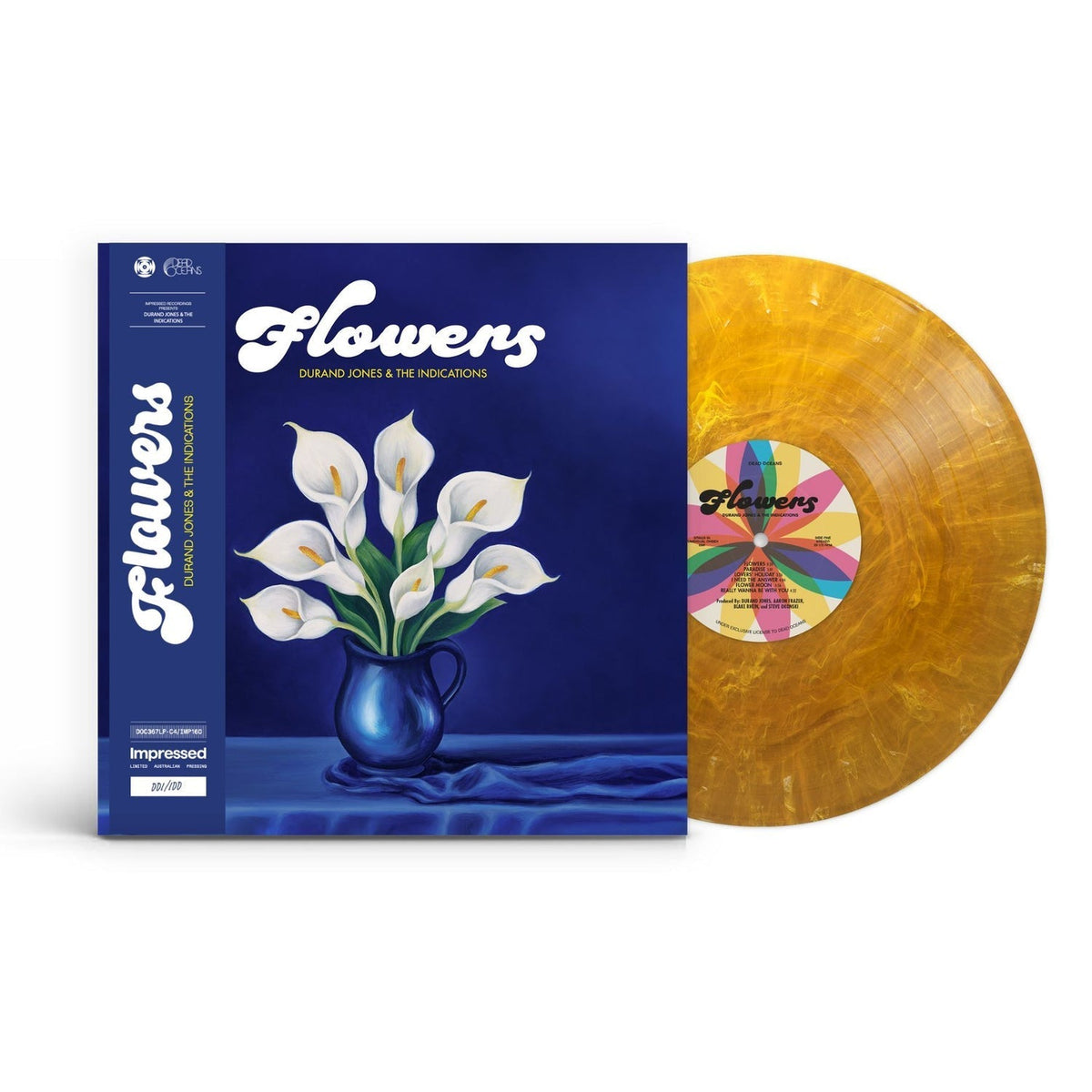Durand Jones & The Indications - Flowers - Frosted Orange Vinyl LP [ vinyl ]