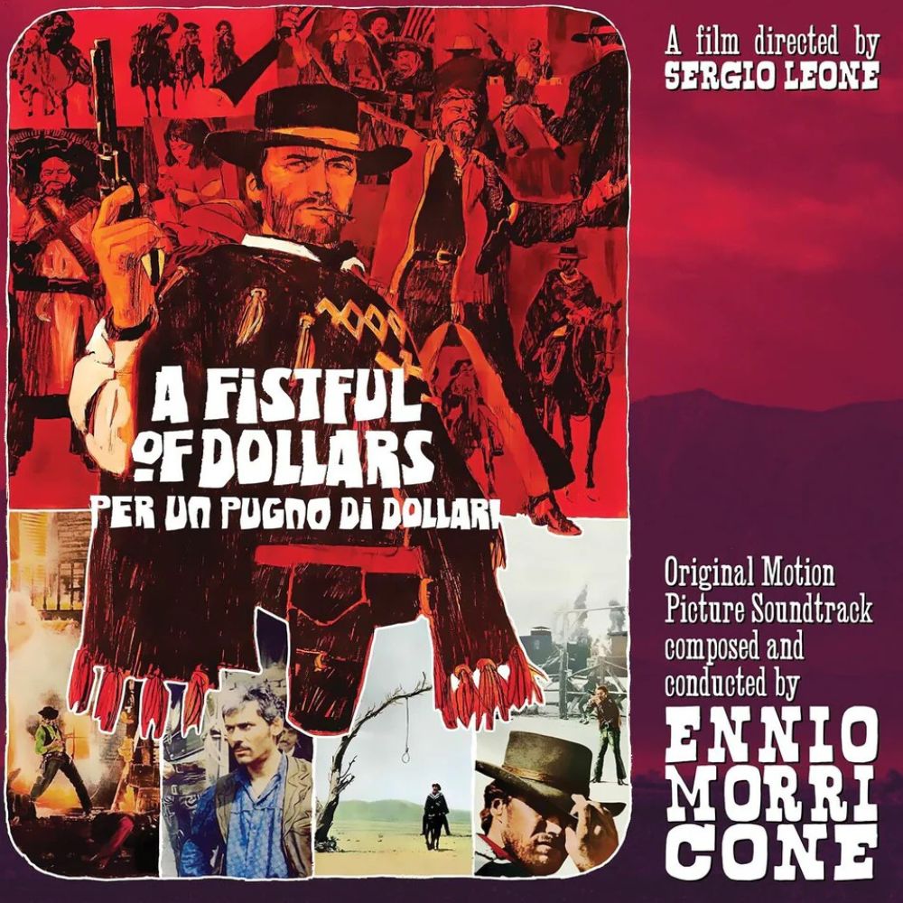 Ennio Morricone – A Fistful Of Dollars - Red Vinyl LP Record [ vinyl ]