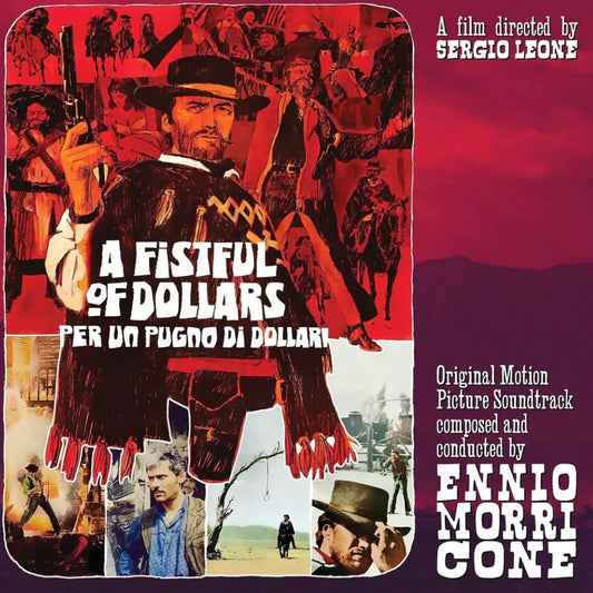 Ennio Morricone – A Fistful Of Dollars - Red Vinyl LP Record [ vinyl ]