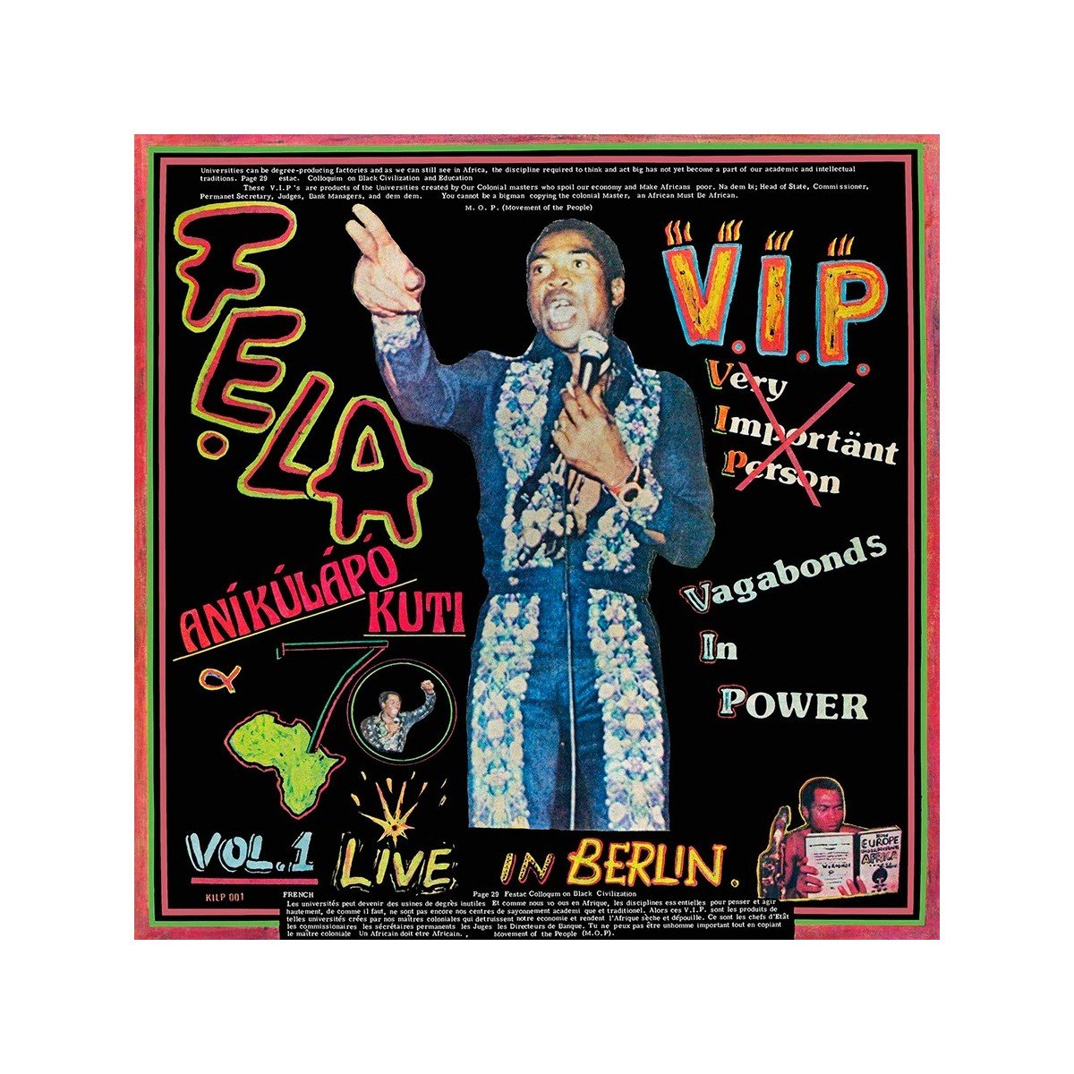Fela Kuti - V.I.P. - Vinyl LP Record [ vinyl ]