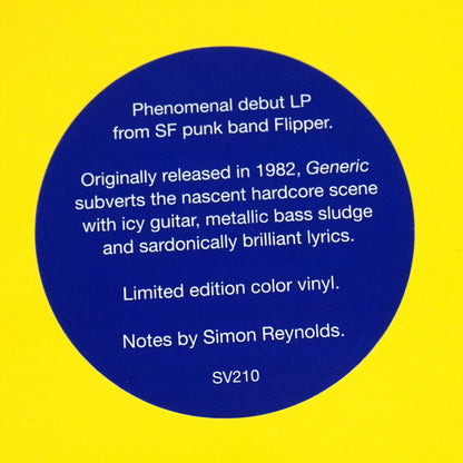 Flipper: Generic Flipper (Colored Vinyl) Vinyl LP