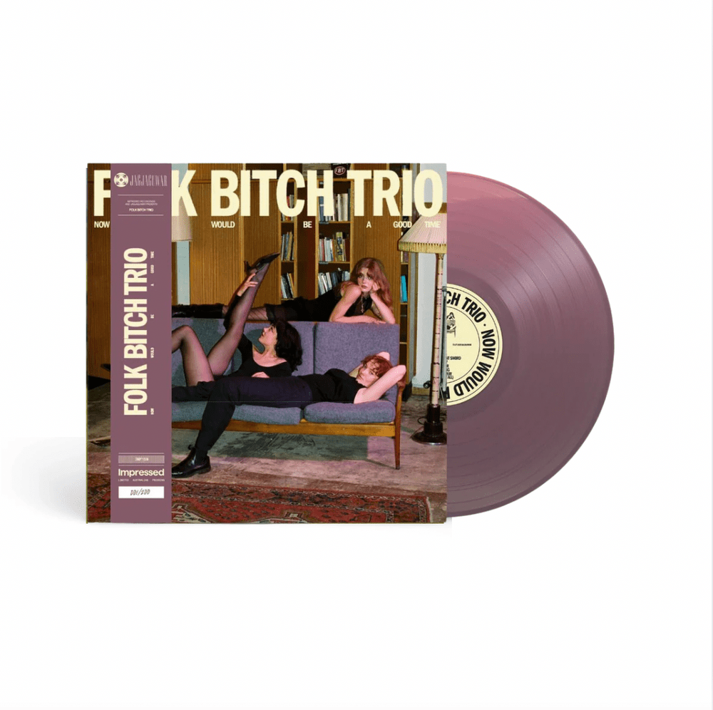 Folk Bitch Trio - Now Would Be A Good Time - Purple Vinyl LP Record [ vinyl ]