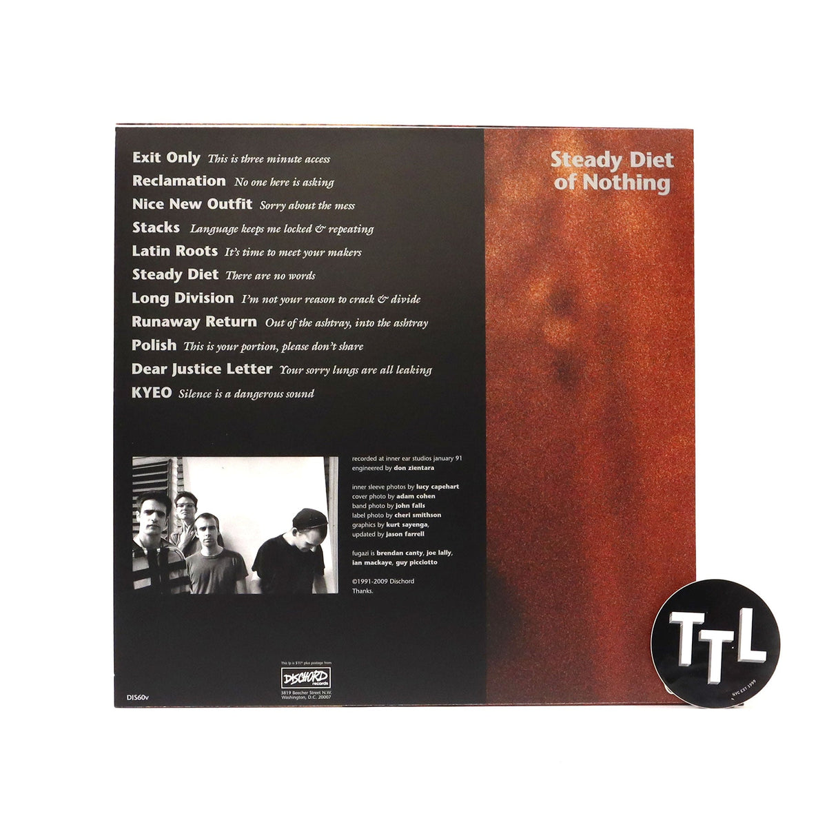 Fugazi: Steady Diet Of Nothing (Silver Colored Vinyl) Vinyl LP