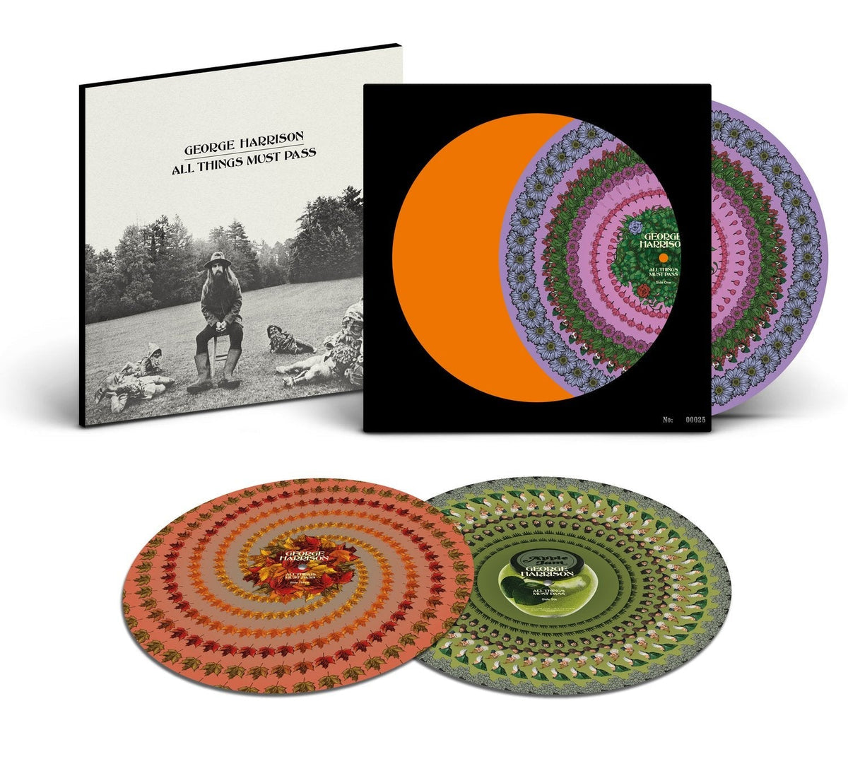 George Harrison - All Things Must Pass - RSD 2025 Zoetrope Vinyl LP Record [ vinyl ]