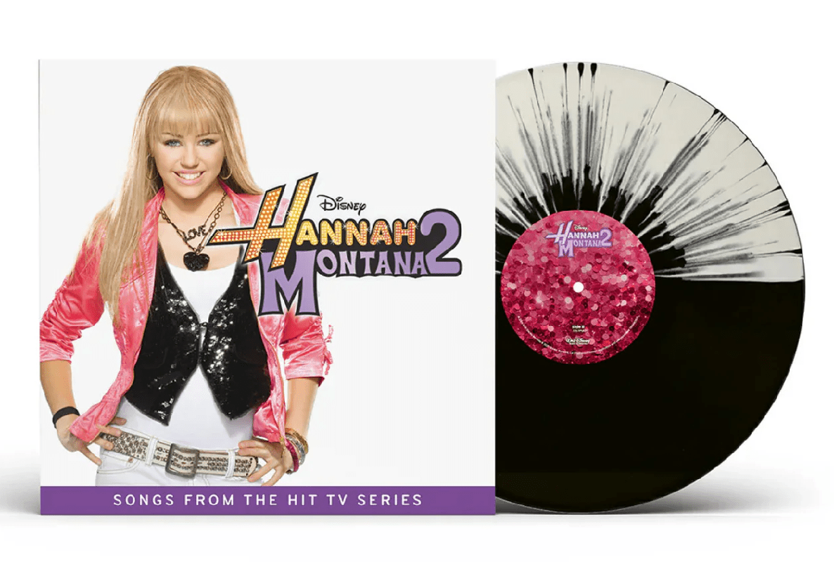 Hannah Montana - Hannah Montana 2 - Black & White Vinyl LP Record [ vinyl ]