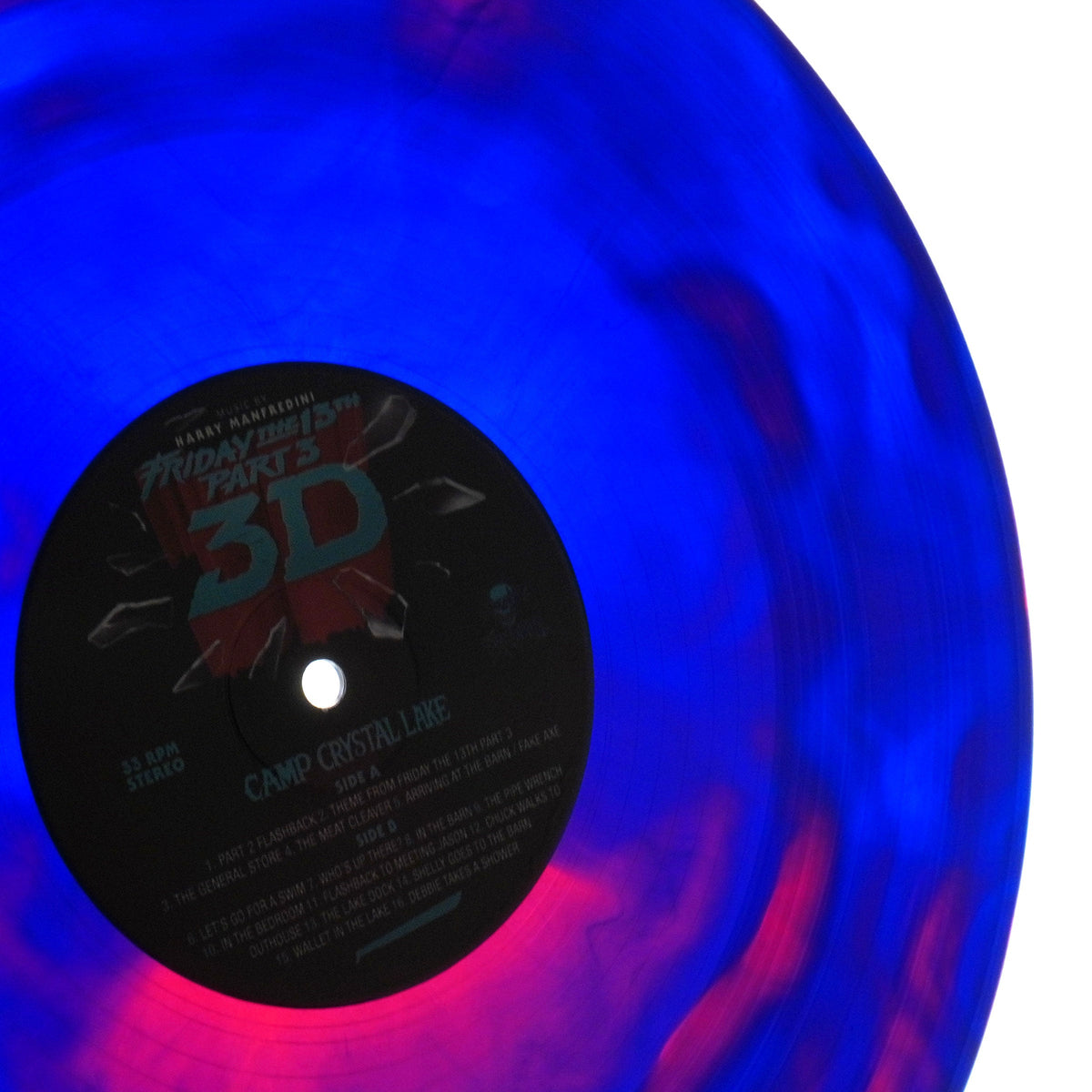 Harry Manfredini: Friday The 13th Part 3 (Lenticular Cover, Colored Vinyl) Vinyl 2LP