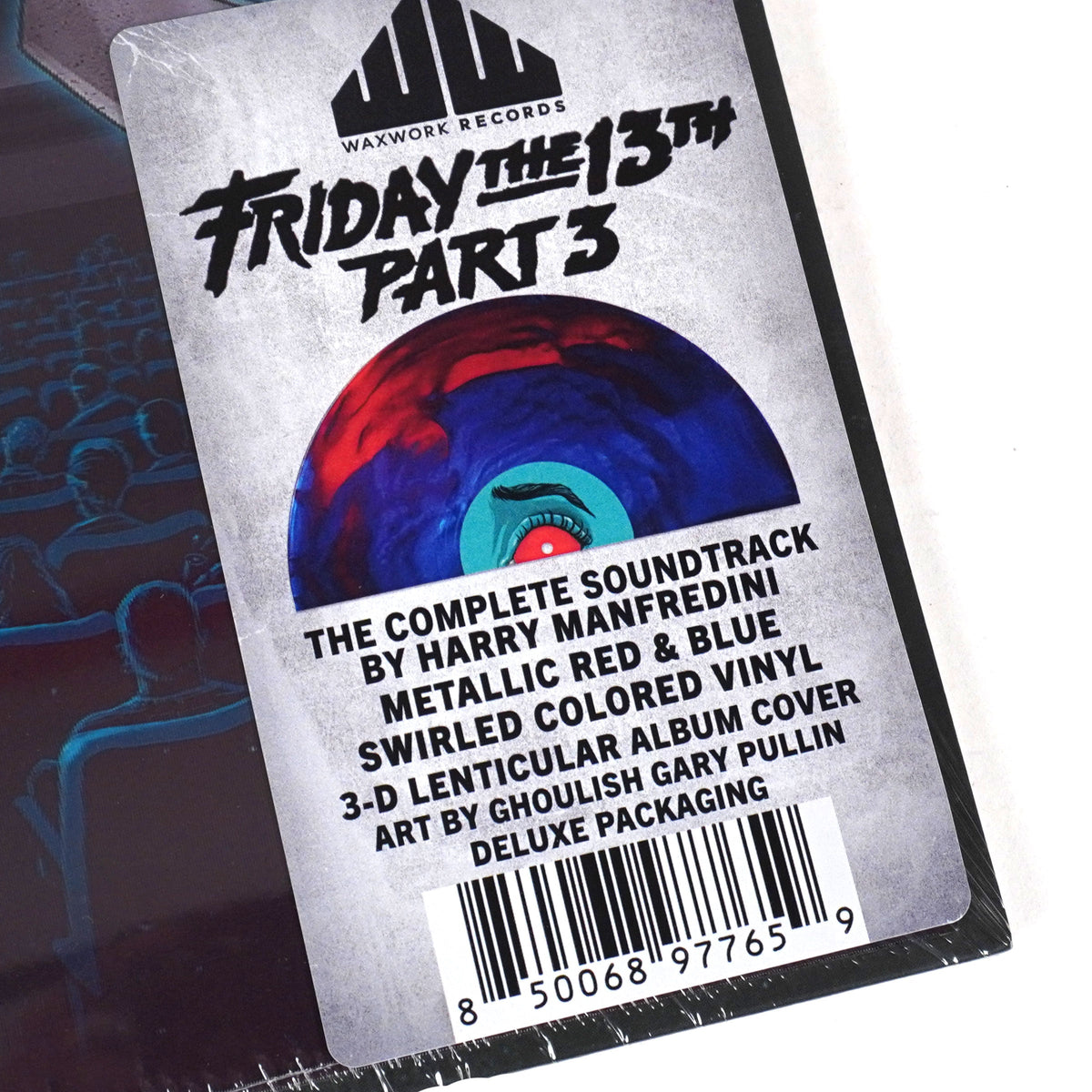 Harry Manfredini: Friday The 13th Part 3 (Lenticular Cover, Colored Vinyl) Vinyl 2LP