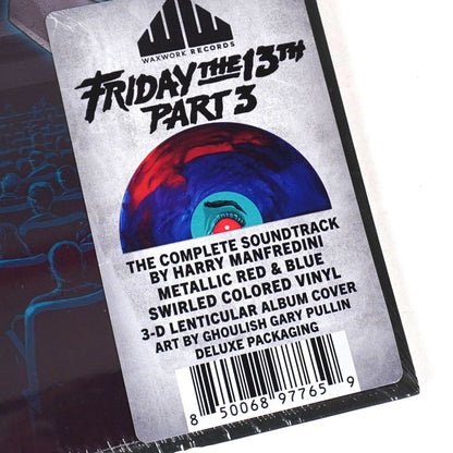Harry Manfredini: Friday The 13th Part 3 (Lenticular Cover, Colored Vinyl) Vinyl 2LP